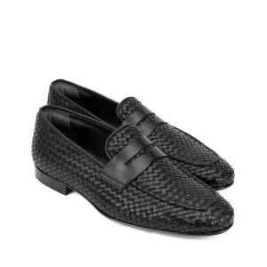 MUSTO mocassini uomo intrecciati Positano