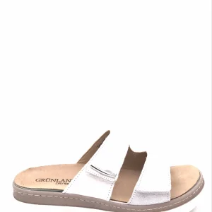 Ciabatta donna Moll in pelle bianca
