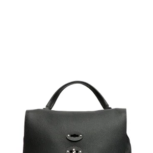 Borsa a Mano Postina Pura 2.0 Luxethic Small in Pelle Nera