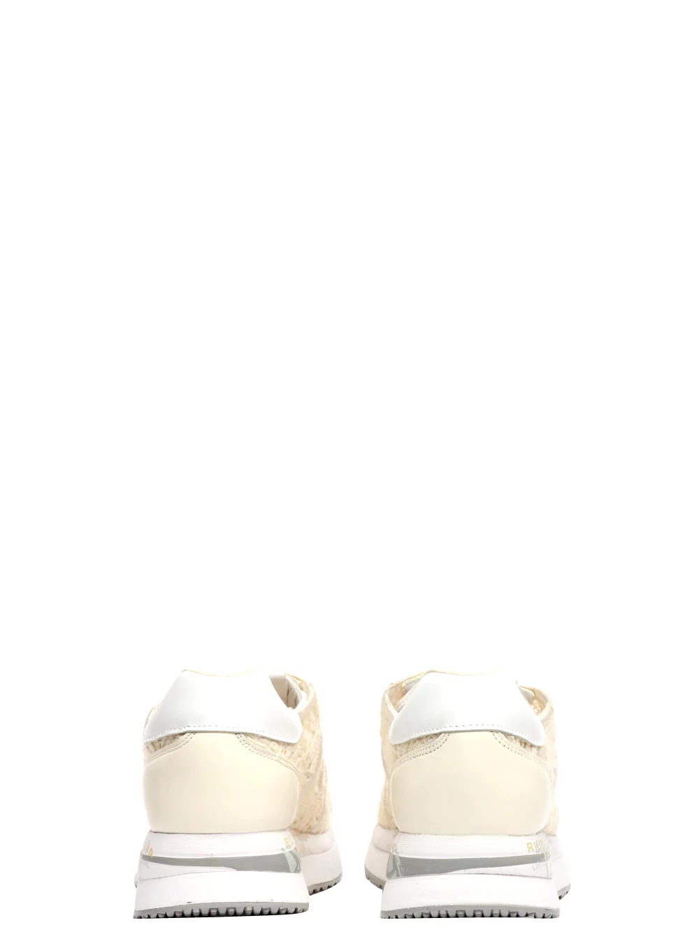 Scarpe Sneakers Conny in Pizzo Macramè Panna - immagine 5