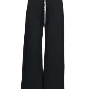 Pantaloni di Tuta Bali Palazzo in Cotone Blu Notte