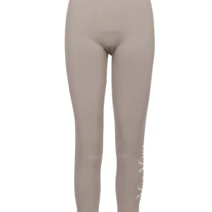 Leggins Basilea Tortora con Logo